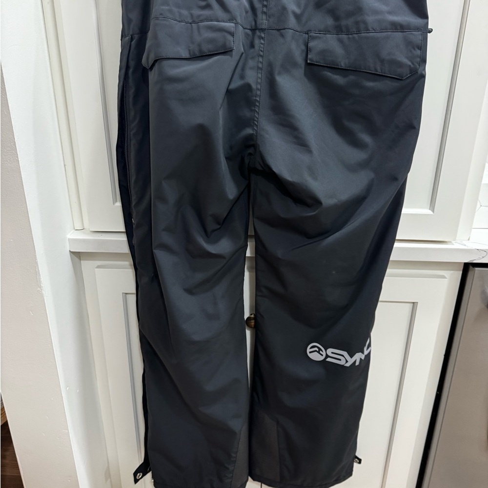 Men's Black SYNC SIDE ZIP Waterproof SKI Pants
